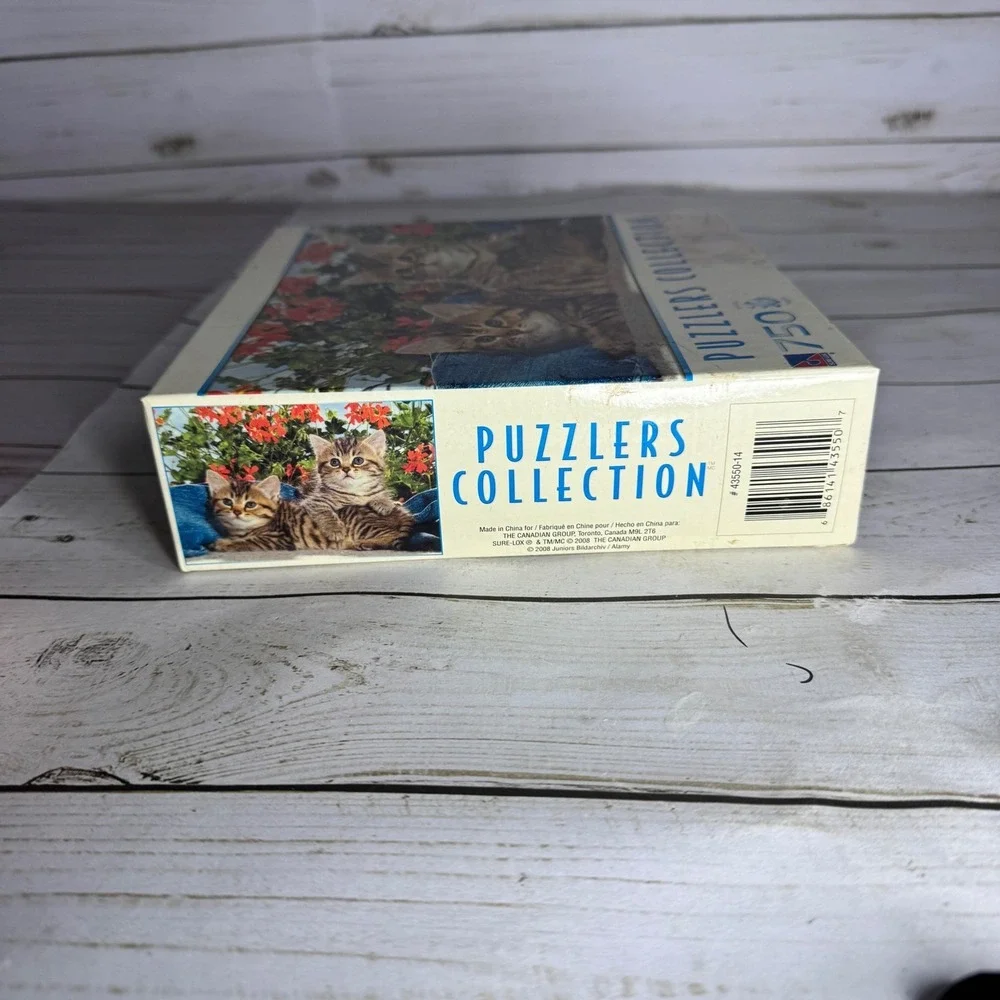 Denim Kittens 750‎ Piece Cat Puzzle 2008 Puzzlers Collection New Sealed
